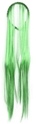 Long Neon Green Fancy Dress Witch Wig