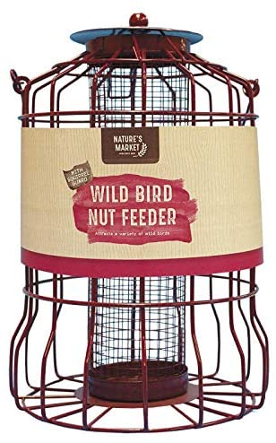 Wild Bird Nut Feeder With Squirrel Guard