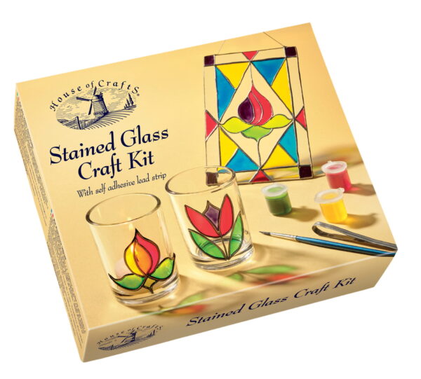 House Of Craft Stained Glass Craft Set