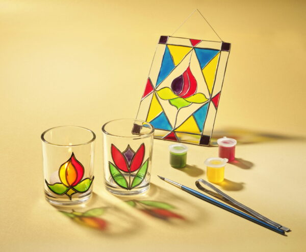 House Of Craft Stained Glass Craft Set
