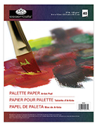 Royal & Langnickel 40 Sheet Disposable Paint Mix Palette Paper Pad for Oil Acrylic Paint RD350