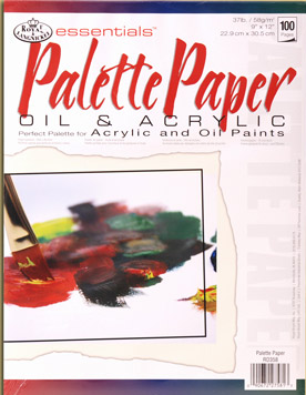 Tear Off Palette Paper Pads 5" X 7" Pack Of 2 Pads