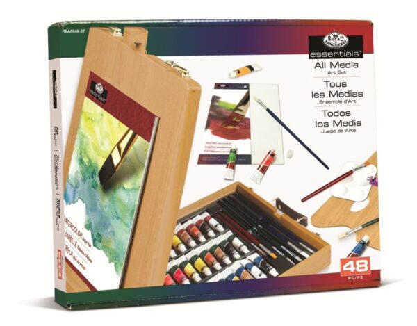 Artist Paint Set With Easel