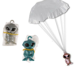 Mini Parachute Alien Toy