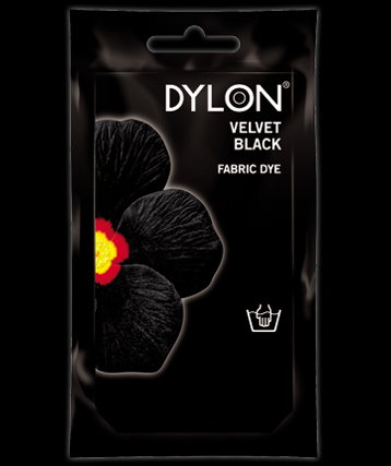Dylon Hand Wash Fabric Dye 50g - Velvet Black - 2044038
