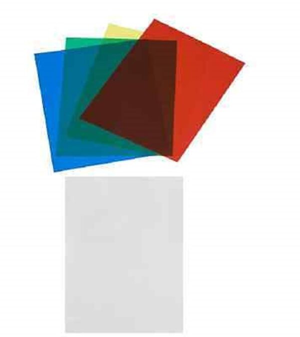 Colour & Clear Blue Transparent A4 Acetate Film Sheet - ACE-04B-SPL1
