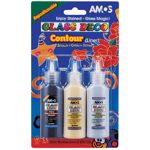 Amos Gold Peelable Glass Paint Outliner 22ml