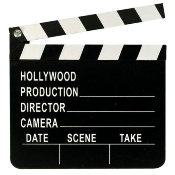 Hollywood Wooden Clapper Board
