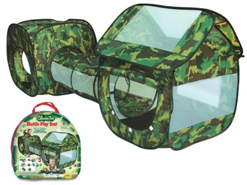 Camouflage Play Tent & Tunnel