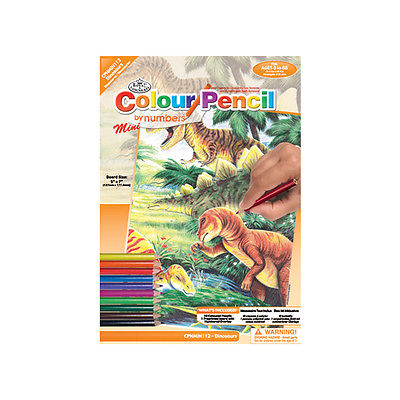 A5 Colour Sketching Made Easy Kits Drawing Kit - Dinosaurs