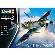 Revell - Supermarine Spitfire Mk.Vb WWII Scale Model Kit : 1:72 03897