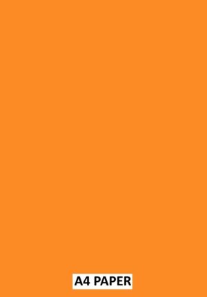 fluorescent orange paper