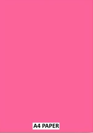 fluorescent pink paper