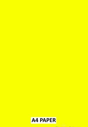 fluorescent Yellow paper