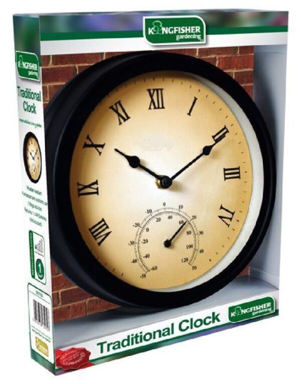Garden Clock & Themometer