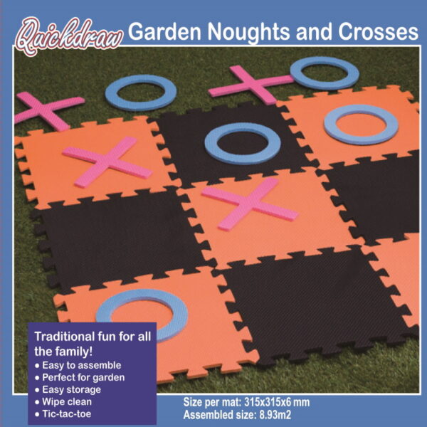 Giant Foam Noughts & Crosses Game