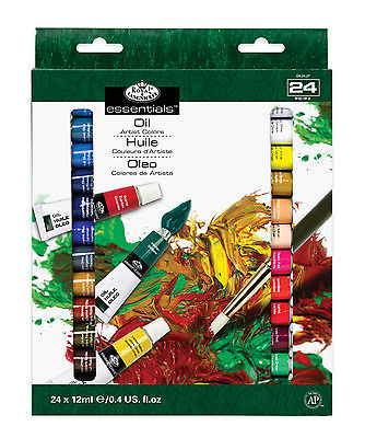 Royal & Langnickel 12ml Oil Paint Set Assorted Colours (Pack of 24) OIL24