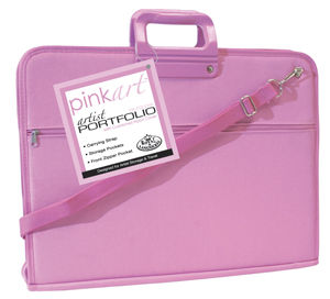 A3 Pink Artist Portfolio Folder Storage Case For Paintings And Drawings (non-ring)