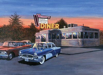 A3 Painting By Number Kit - 50's Diner Pal28