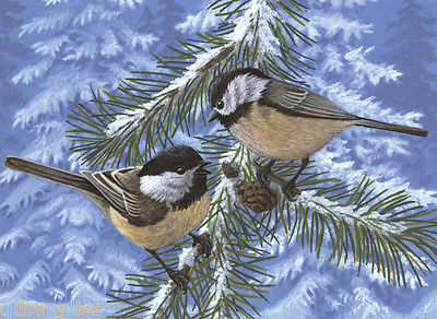 A3 Painting By Numbers Kit - Pine Birds Pal33