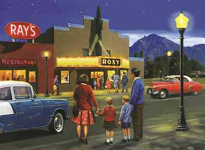 A3 Painting By Numbers Kit - A Night At The Movies Pal41