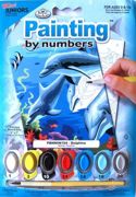 A5 Mini Painting By Numbers Kit - Dolphins Pbnmin104
