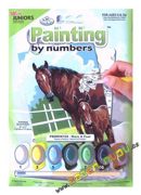 A5 Painting By Numbers Kit - Mare And Foal Pbnmin108