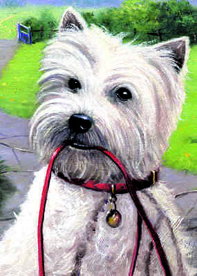 A5 Painting By Numbers Kit - Westie Pbnmin117