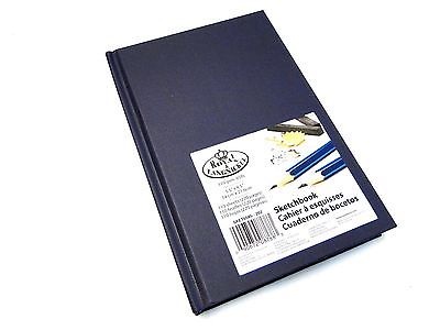 Premium A4 Hardback Artist 220 Page Sketching Book - Dark Blue