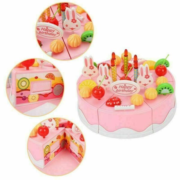 37 Piece Pretend Birthday Cake Toy