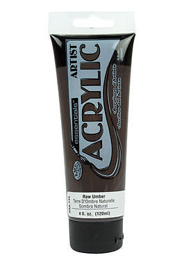 120ml Tubes Of Artists Quality Acrylic Paint - Raw Umber