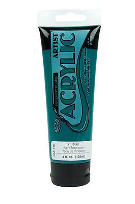 120ml Tubes Of Artists Quality Acrylic Paint - Veridian