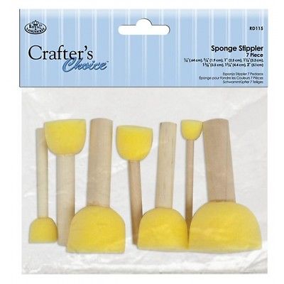 7 Piece Sponge Stippler Variety Set