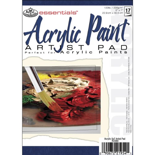 Artist Paper Pads For Acrylic Painting 5"x7" (pk Of 2 Pads)