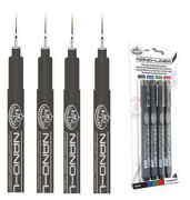 4 Colour Ink Nano Fine Liners 0.2mm Nib Drawing Pens