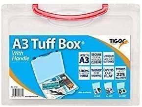 A3 Clear Plastic Tuff Box Folder