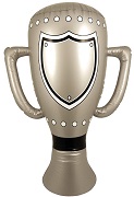 Inflatable 60cm Silver Trophy Toy Party Prop
