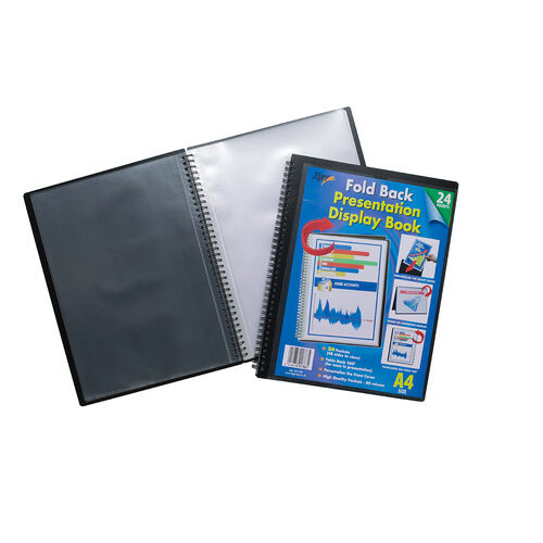 Tiger Presentation Display Book A5/A4/A3/A2 Black Office Folder Portfolios 