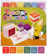 Pink "Super" Teacher'd Reward Stamp - S01 826-SPL6