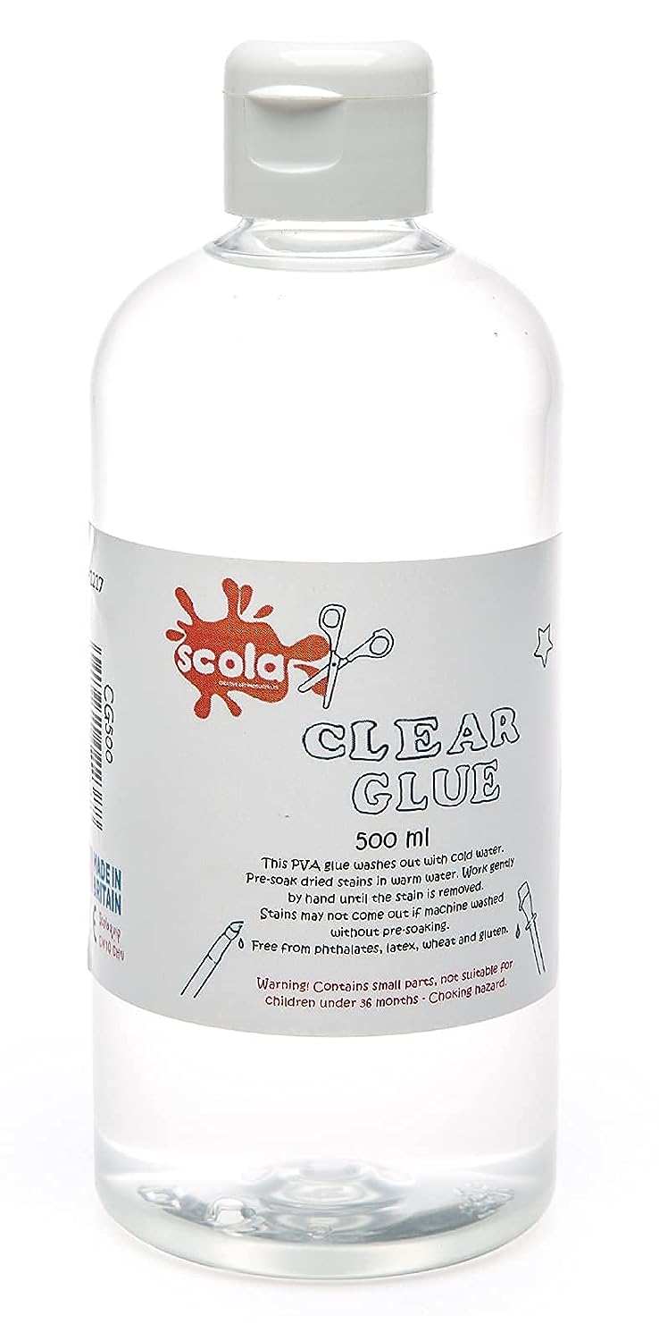 Signature Clear PVA Craft Glue Fine Tip White 147ml 250ml 500ml 1kg  Suitable for School Paper