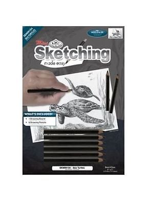 A5 Sketching Made Easy Kits Drawing Kit - Whales Skmin-106