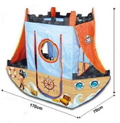 Children's Pirate Ship Play Tent With Ball Pit And Balls