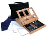 46 Pc Sketch and Drawing Set Easel (4904)