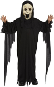 Children's Scream Ghost Halloween Fancy Dress Costume - 7-9 Yrs