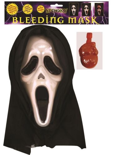 Bleeding Scream Ghost Mask