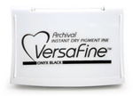Versafine Onyx Black Ink Pad Rubber Stamp Pad Oil Based Inking Pad