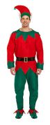 Adult Male Elf Costumes Christmas Party Dress Up - W00 096