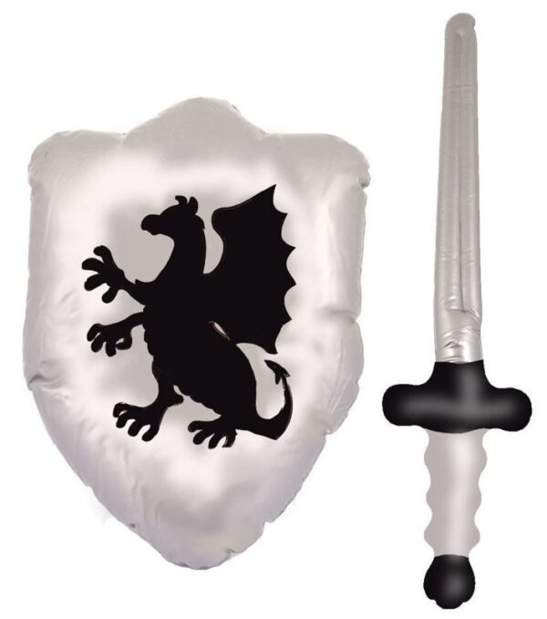 48cm Inflatable Shield With Sword Dress Up - X99 317