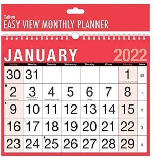 Easy View Monthly Planner