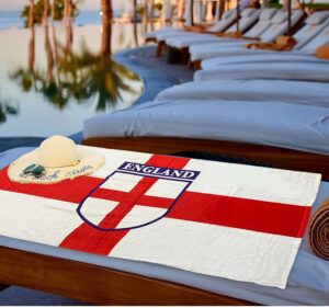 England Flag Beach Towel